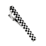 Checkered Flag Tie Bar, Unbreakable Man - 1