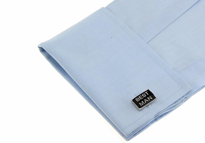Best Man Cuff Links - Rectangular