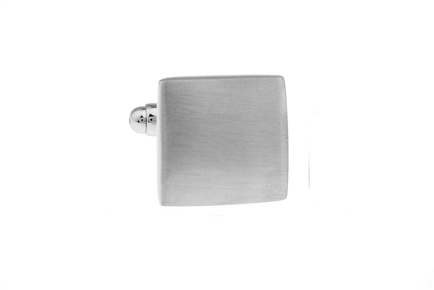 Elegant Brushed Cuff Links with engraving, Unbreakable Man - 1