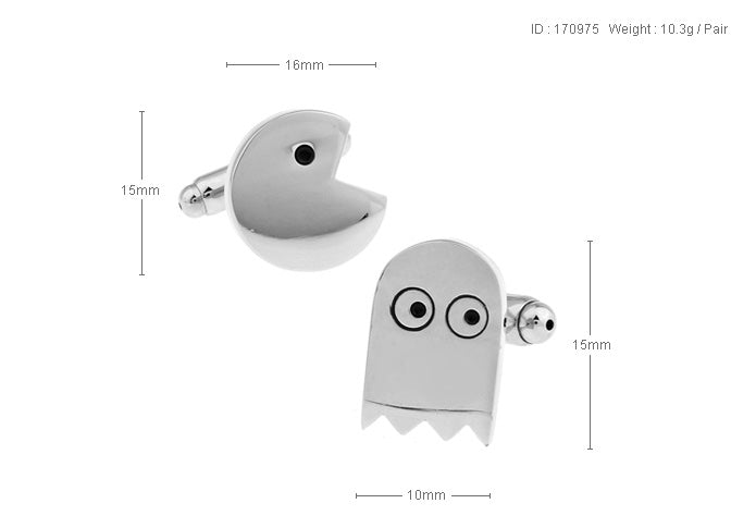 Pac-Man cufflinks