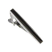Black Inlay Tie Bar, Unbreakable Man - 3