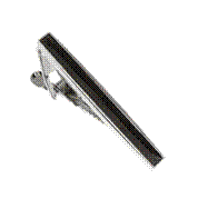 Black Inlay Tie Bar, Unbreakable Man - 1