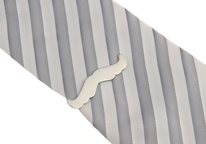 Handlebar Stache Tie Bar, Unbreakable Man - 2