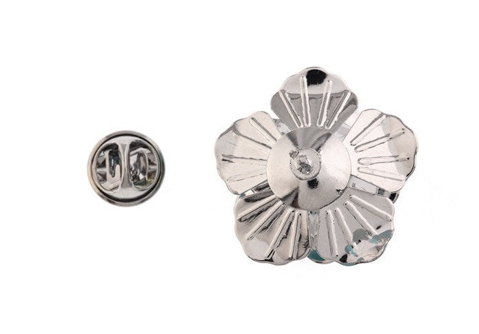 Blue Rose Lapel Badge