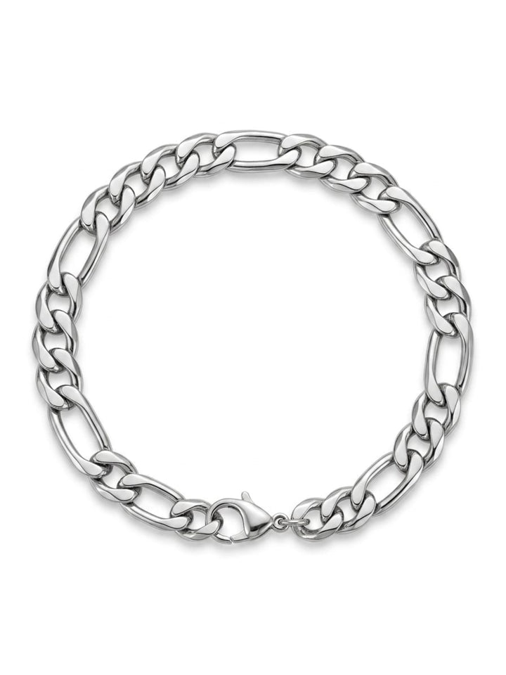 Figaro Thick Stainless Steel Bracelet