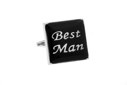 Best Man Cuff Links, Unbreakable Man - 1