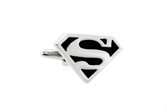 Superman Cuff Links - Monochrome, Unbreakable Man - 1