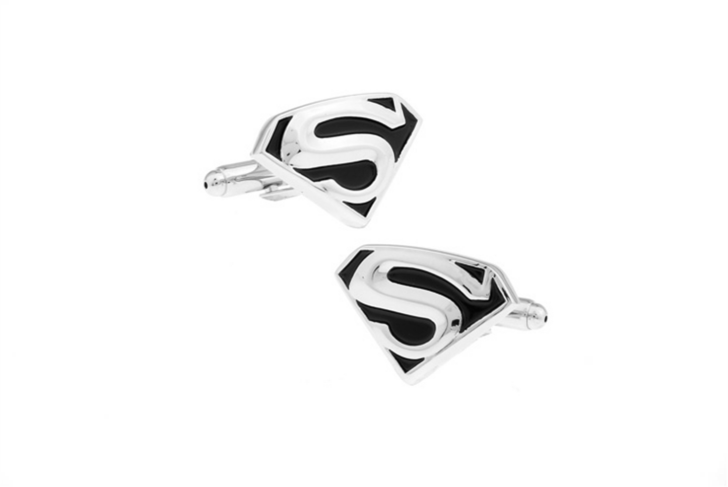 Superman Cuff Links - Monochrome, Unbreakable Man - 2
