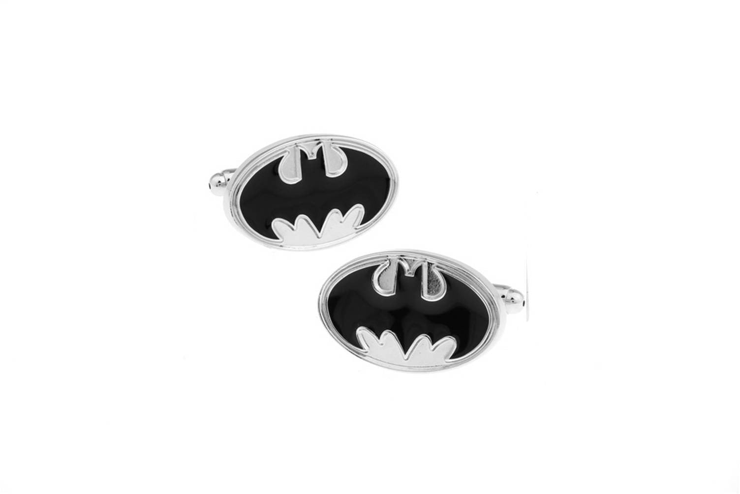 Batman Cuff Links - Silver, Unbreakable Man - 2