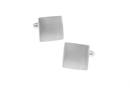 Elegant Brushed Cuff Links with engraving, Unbreakable Man - 2