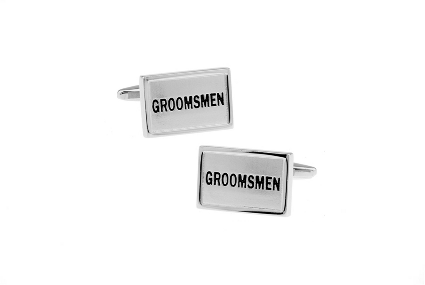 Groomsmen Cuff Links - Silver