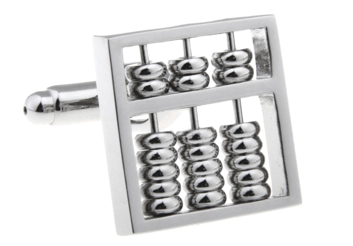 Abacus Cuff Links (Moving Beads)